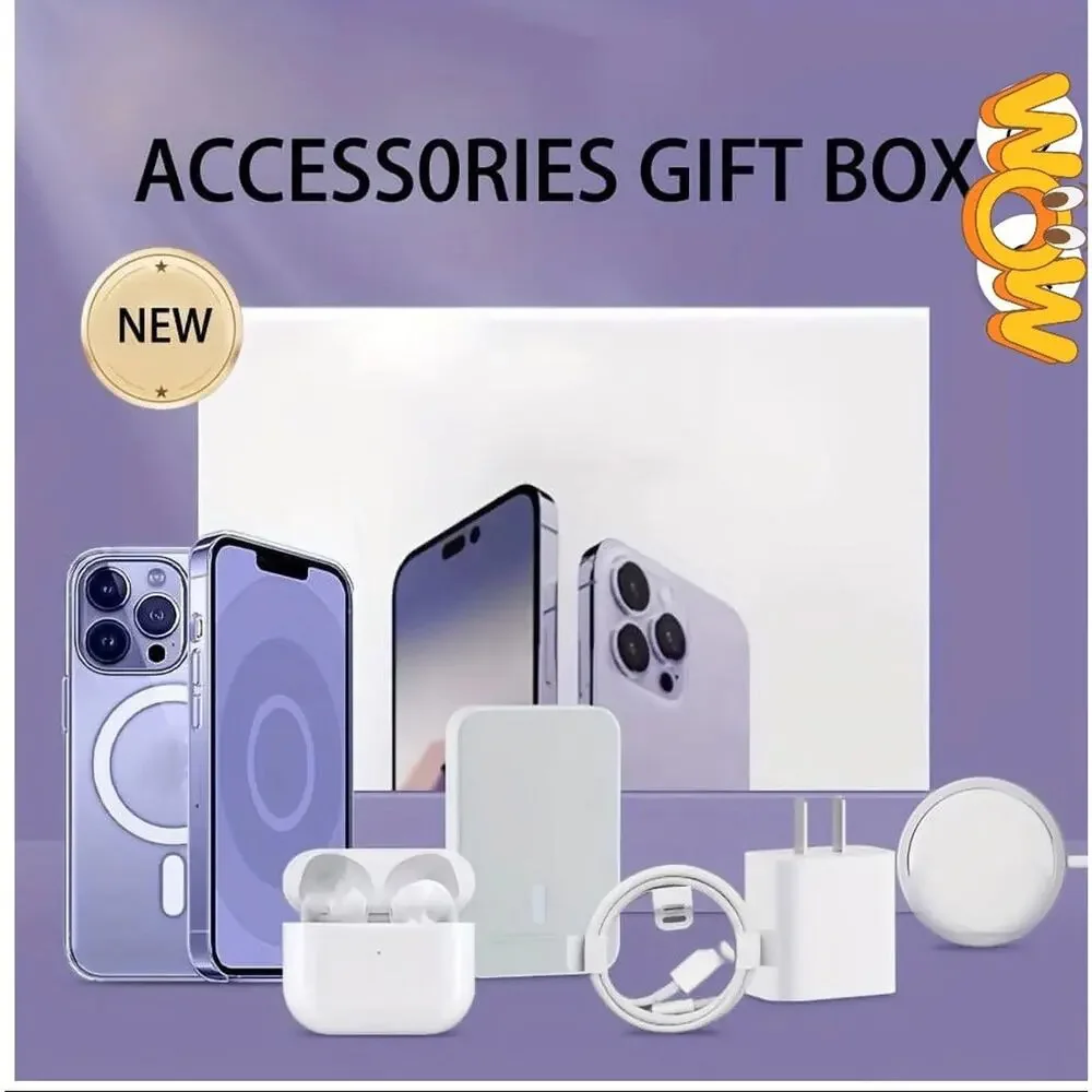Accessories Gift Box 6 In 1 (type C connection) for cellphones. See pictures